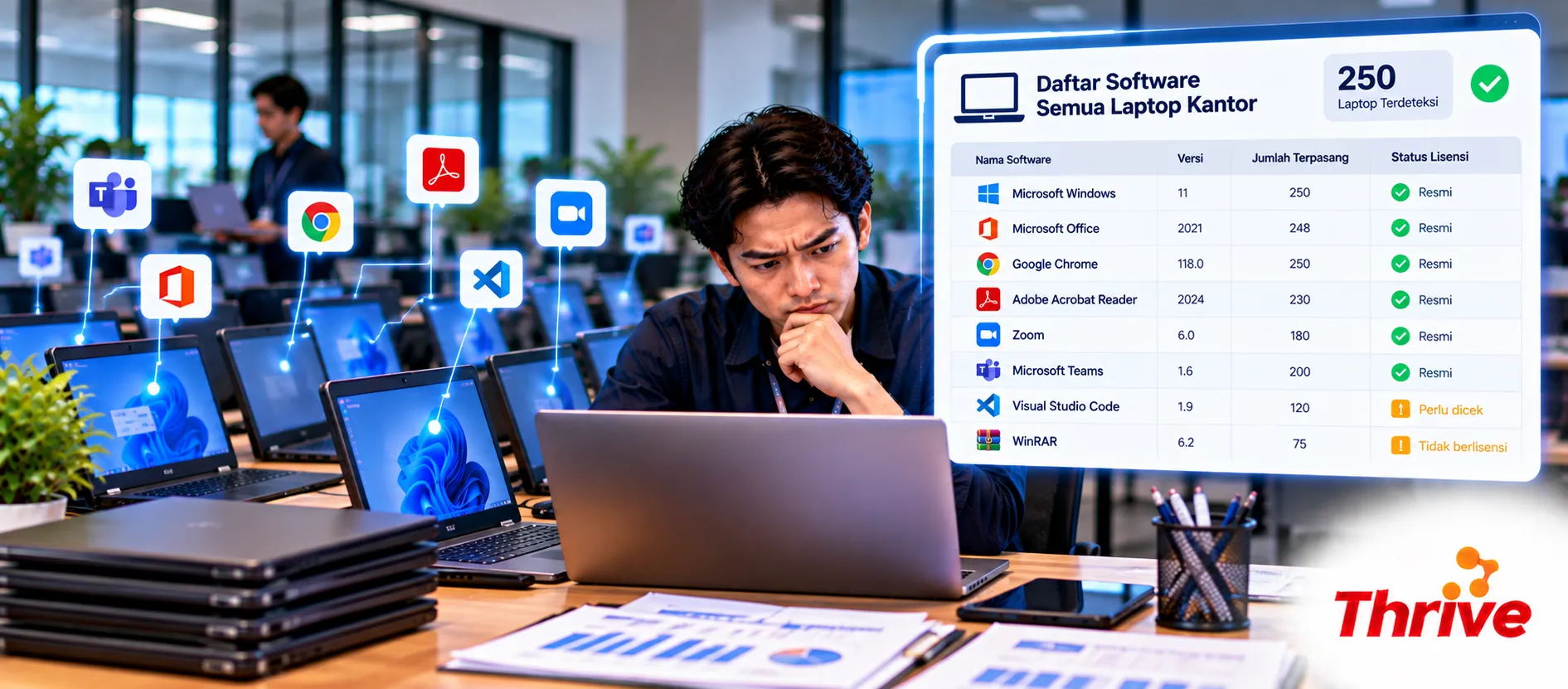 Punya Ratusan Laptop Kantor? Begini Cara Mengetahui Semua Software yang Terpasang