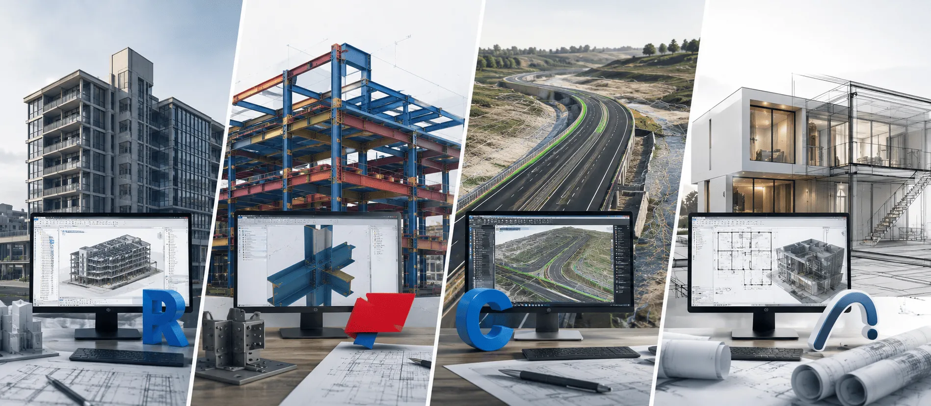 Perbandingan Revit, Tekla, Civil 3D, dan Archicad: Mana yang Paling Worth It?