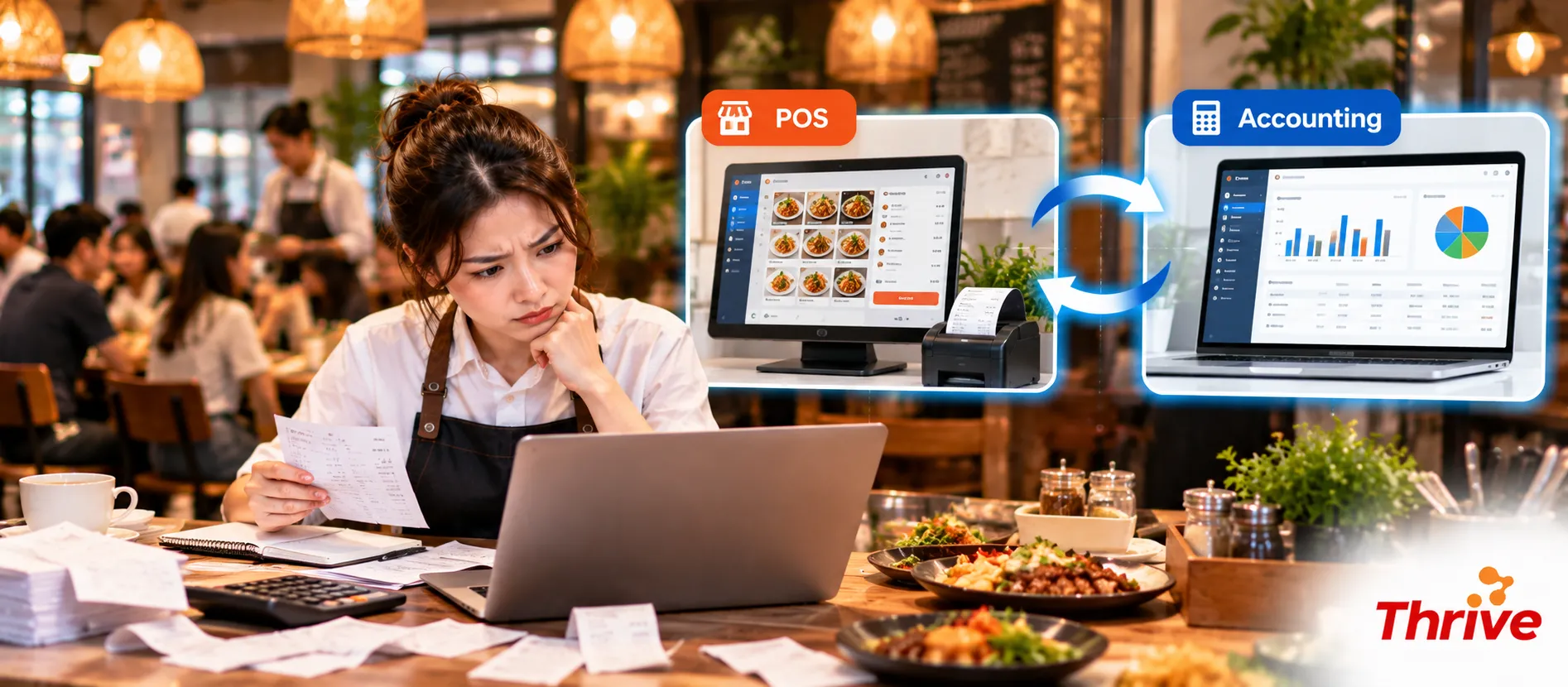 Penjualan Restoran Tinggi tapi Profit Sulit Dipantau? Saatnya Integrasikan POS dan Accounting