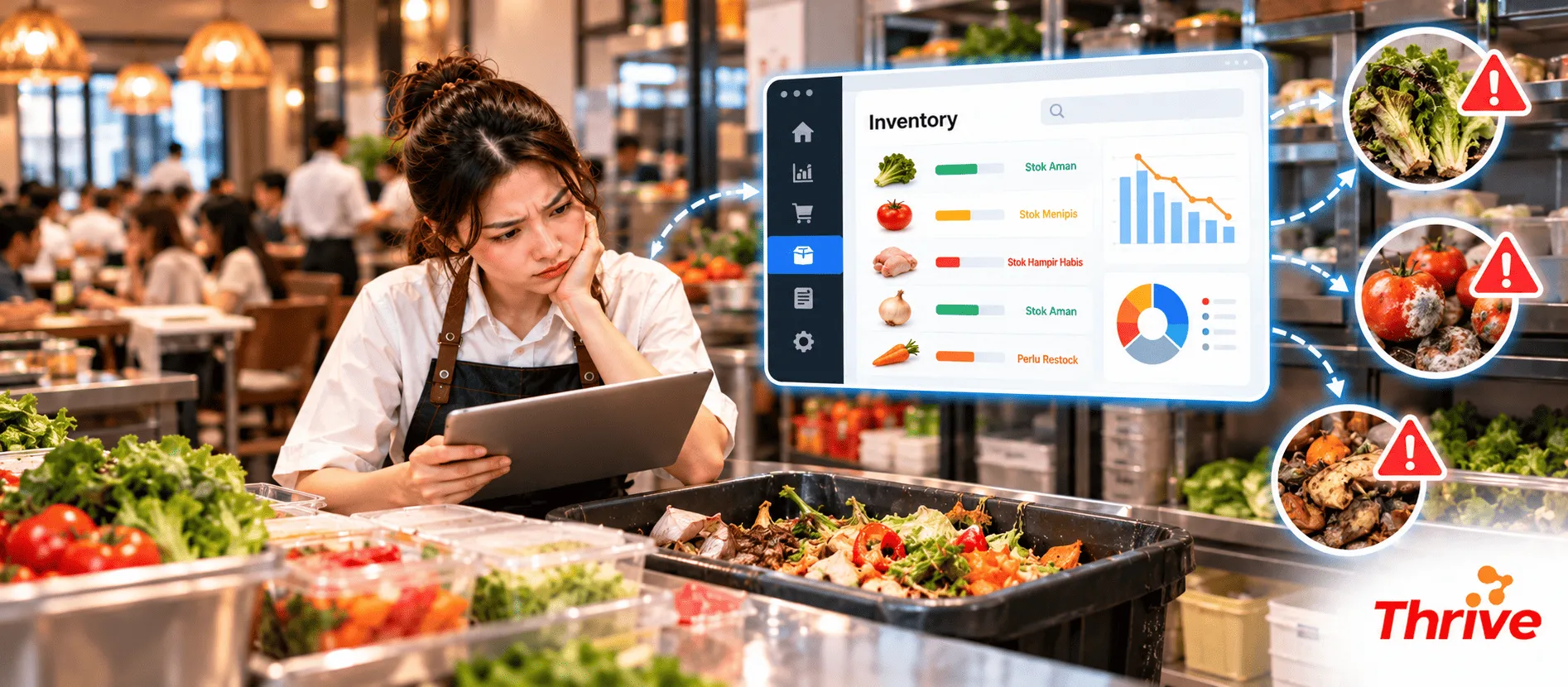 Bahan Makanan Banyak Terbuang? Inventory Software Bisa Membantu Mengontrol Food Cost