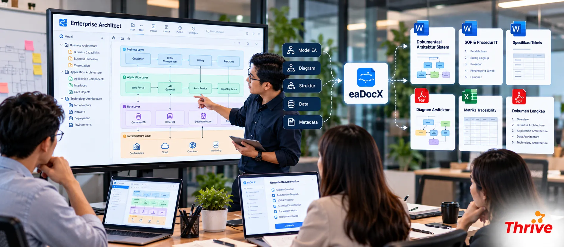 Dari Enterprise Architect ke Dokumen Profesional: Bagaimana eaDocX Membantu Tim IT?