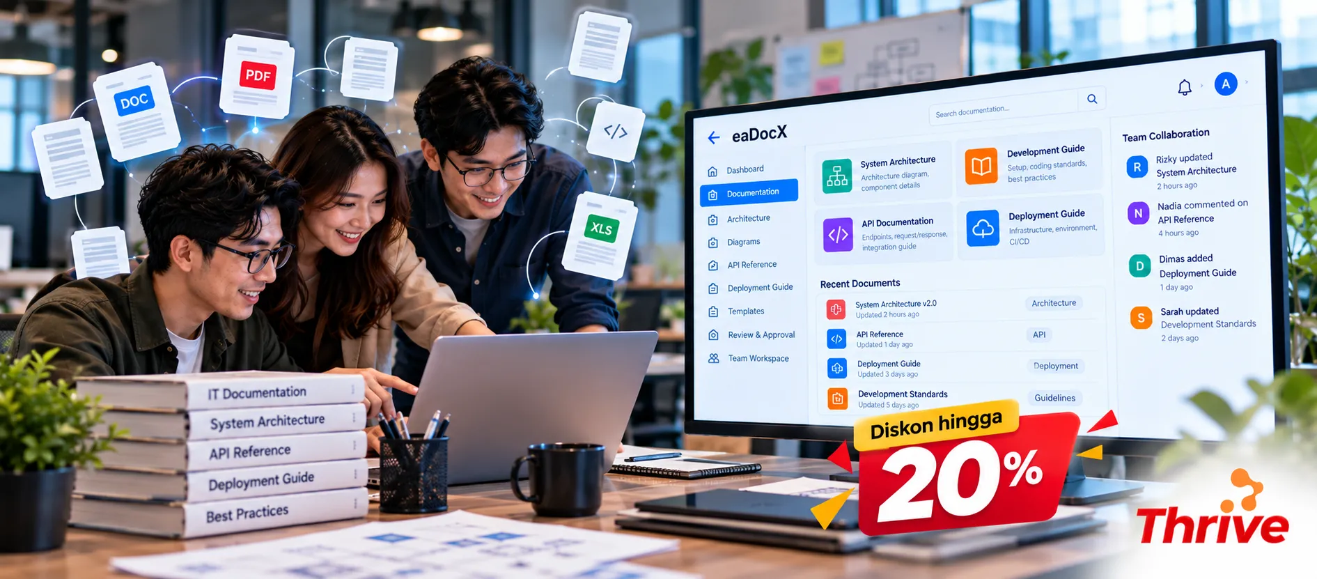 Optimalkan Dokumentasi IT Perusahaan dengan eaDocX, Diskon hingga 20%