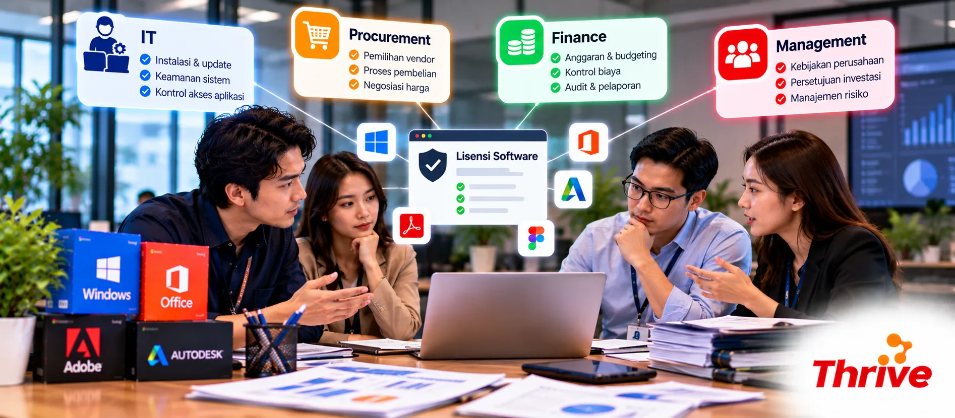 Siapa yang Harus Mengelola Lisensi Software: IT, Procurement, Finance, atau Management?