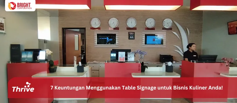 7 Keuntungan Menggunakan Table Signage untuk Bisnis Kuliner Anda!