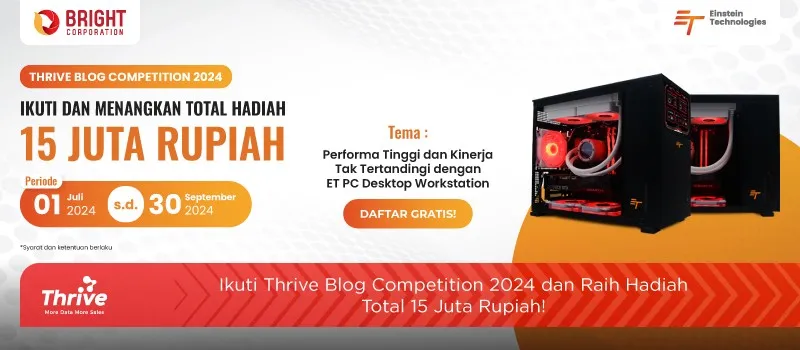 Ikuti Thrive Blog Competition 2024 dan Raih Hadiah Total 15 Juta Rupiah!
