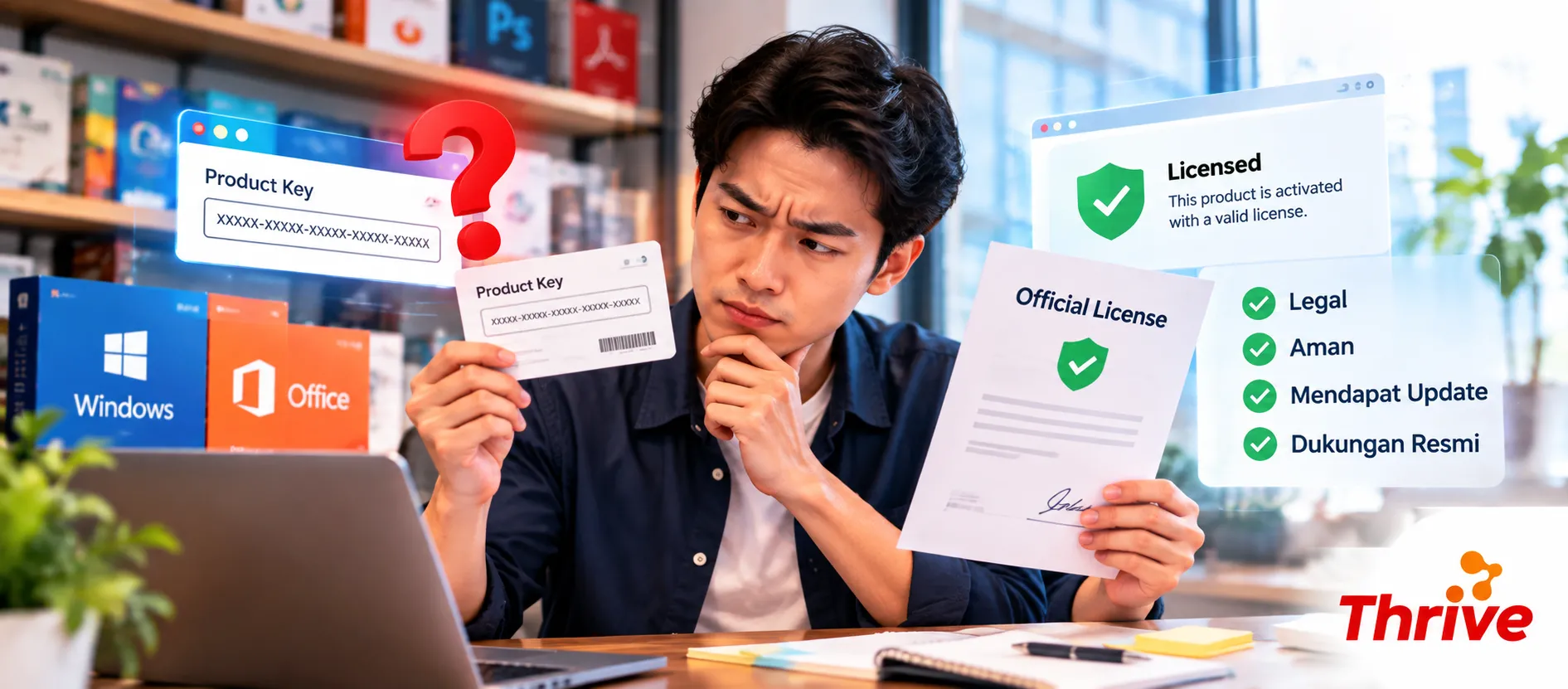 Product Key Original vs Lisensi Resmi: Kenapa Keduanya Belum Tentu Sama?