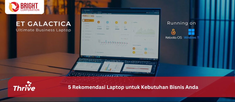 5 Rekomendasi Laptop untuk Kebutuhan Bisnis Anda
