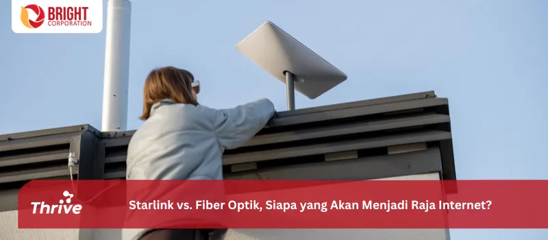 Starlink vs. Fiber Optik, Siapa yang Akan Menjadi Raja Internet?