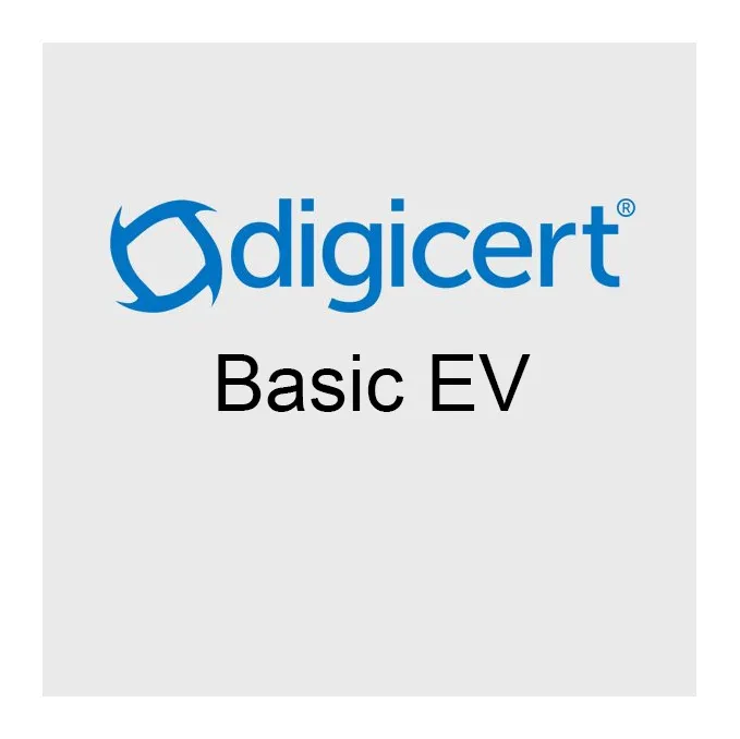 Digicert Basic EV | Single Domain | 1 Year | Other version also available.